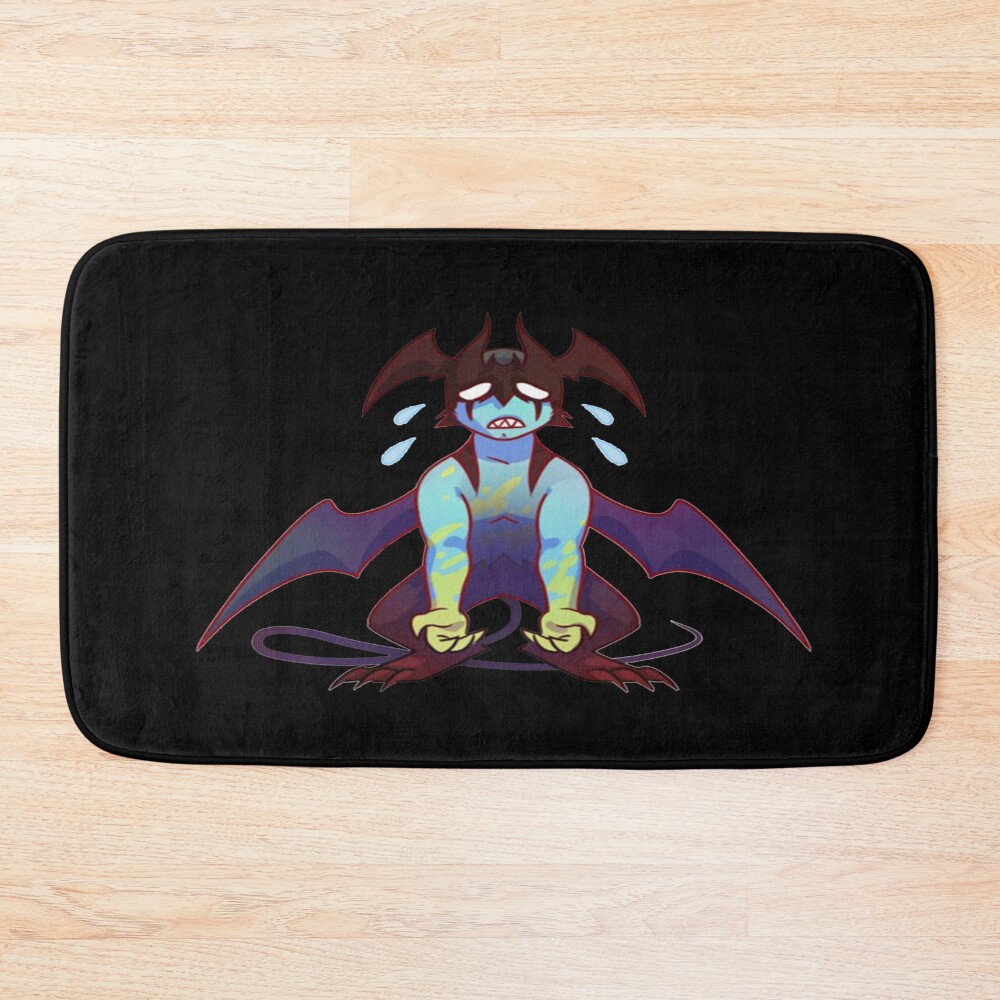 Ryo Asuka Devilman Crybaby Grey Bath Mat