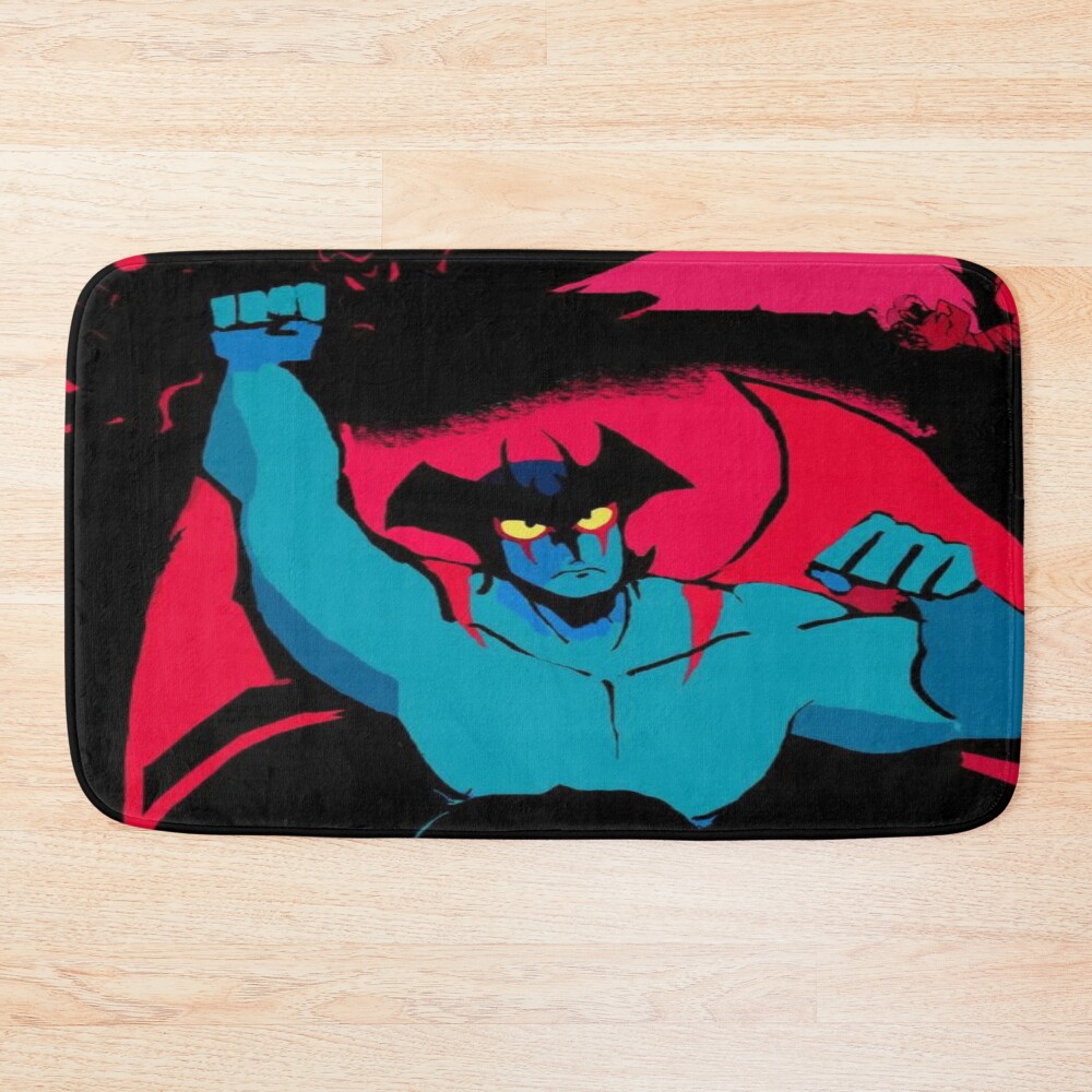 Ryo Asuka Devilman Crybaby Anime Dark Bath Mat