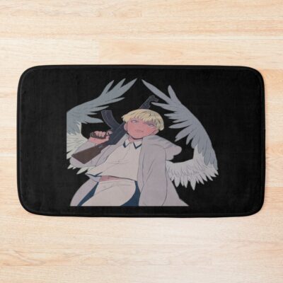 Akira Fudo Devilman Crybaby Retro Sunset Bath Mat