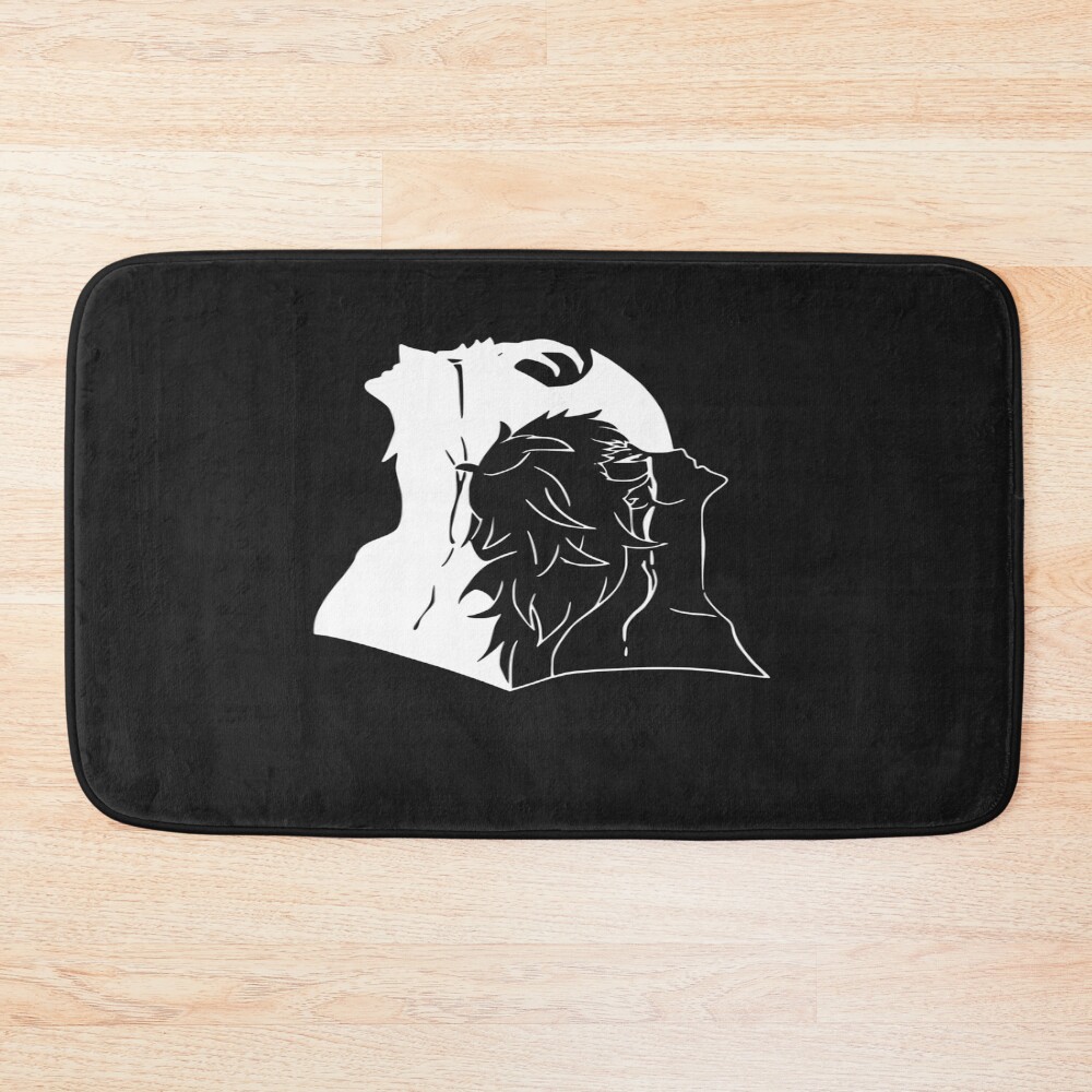 Ryo Asuka Devilman Crybaby White Edition Bath Mat