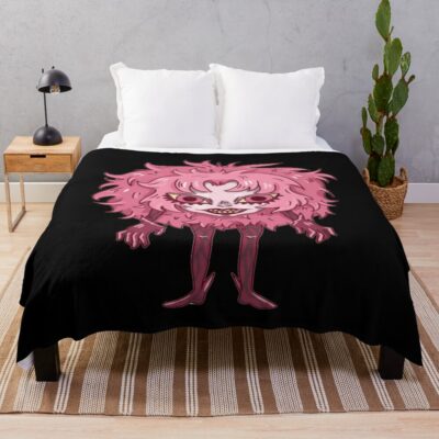 Akira Fudo Devilman Crybaby Intense Red Throw Blanket