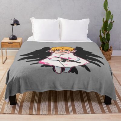 Akira Fudo & Ryo Asuka Duo Throw Blanket