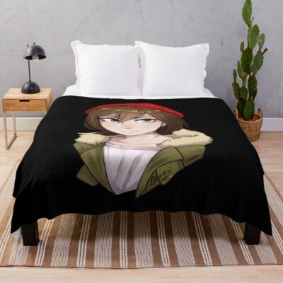 Miki Makimura Devilman Crybaby Throw Blanket