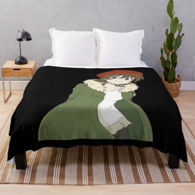 Miki Makimura Devilman Crybaby Vintage Classic Throw Blanket