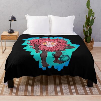 Ryo Asuka Devilman Crybaby Shadow Edition Throw Blanket