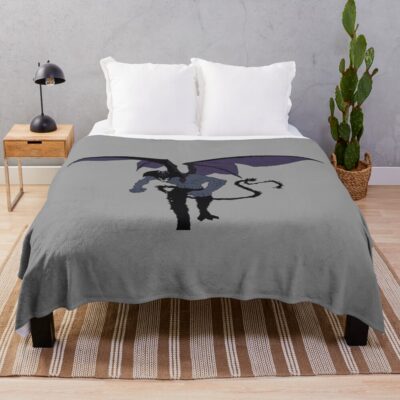Akira Fudo Devilman Crybaby Red Throw Blanket