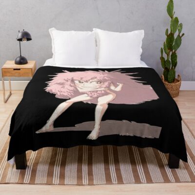 Ryo Asuka Devilman Crybaby Contrast Edition Throw Blanket