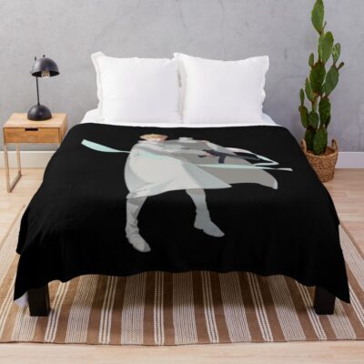 Ryo Asuka Devilman Crybaby Highlight Throw Blanket