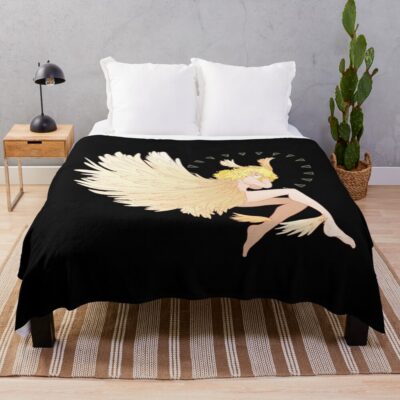 Ryo Asuka Devilman Crybaby Angel Throw Blanket