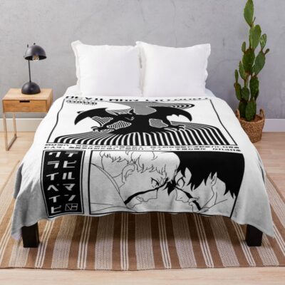 Akira Fudo Devilman Crybaby Throw Blanket