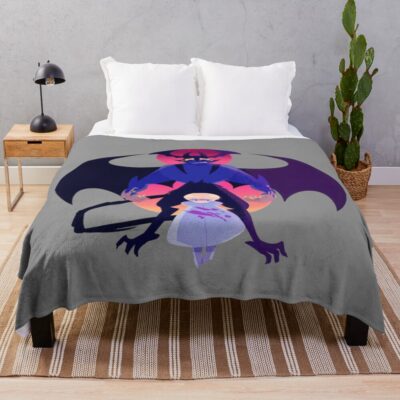 Ryo Asuka Devilman Crybaby Graphic Version Throw Blanket