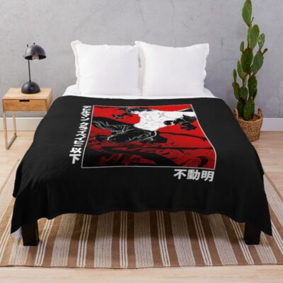 Akira Fudo Devilman Crybaby Theme Throw Blanket