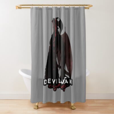 Ryo Asuka Devilman Crybaby Vintage Shower Curtain