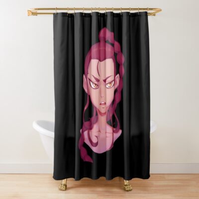Miki Kuroda Devilman Crybaby Noir Shower Curtain