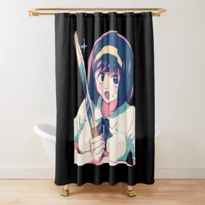 Beauty Miki Makimura Devilman Crybaby Shower Curtain
