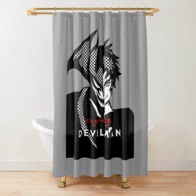 Fudô Akira Devilman Crybaby Retro Dark Shower Curtain