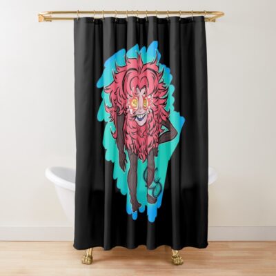 Ryo Asuka Devilman Crybaby Shadow Edition Shower Curtain