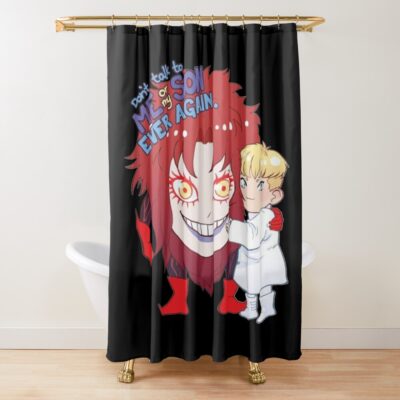 Funny Ryo Asuka Devilman Crybaby Akira Edition Shower Curtain