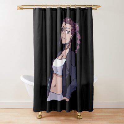 Miki Kuroda Devilman Crybaby Graphic Shower Curtain