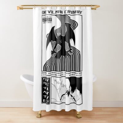 Akira Fudo Devilman Crybaby Shower Curtain