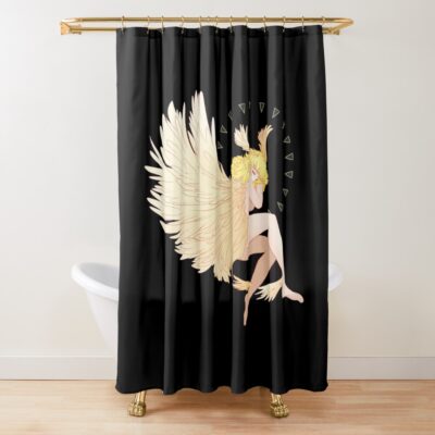 Ryo Asuka Devilman Crybaby Angel Shower Curtain