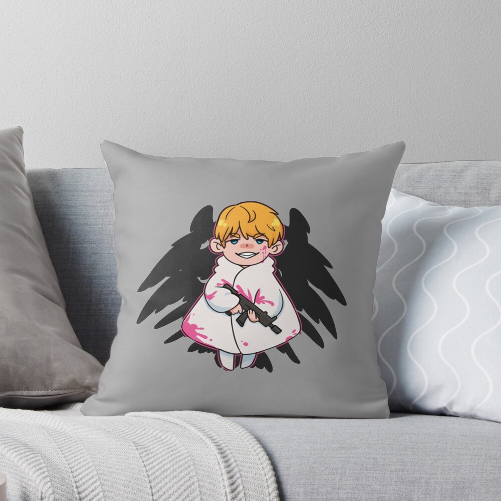 Akira Fudo & Ryo Asuka Duo Throw Pillow