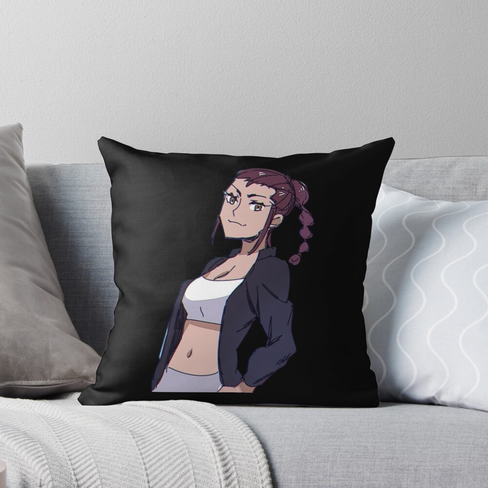 Miki Kuroda Devilman Crybaby Graphic Throw Pillow