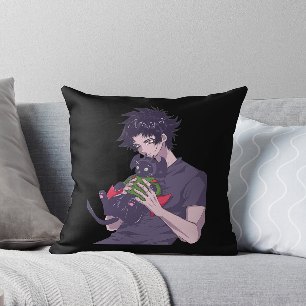 Akira Fudo Devilman Crybaby Anime Version Throw Pillow