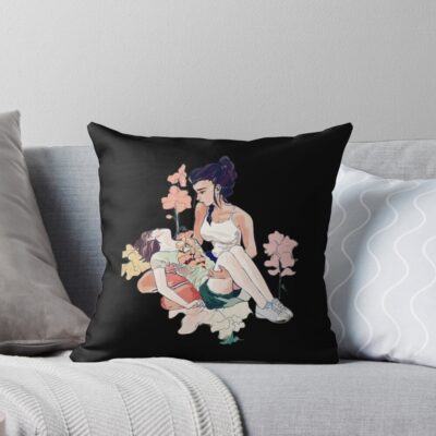 Devilman Crybaby Miki Kuroda Throw Pillow