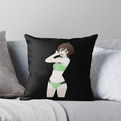 Miki Makimura Devilman Crybaby Original Throw Pillow