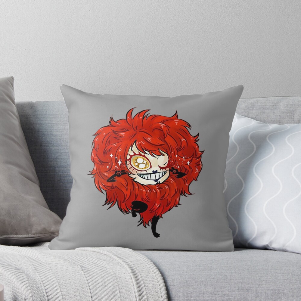 Ryo Asuka Devilman Crybaby Contrast Throw Pillow
